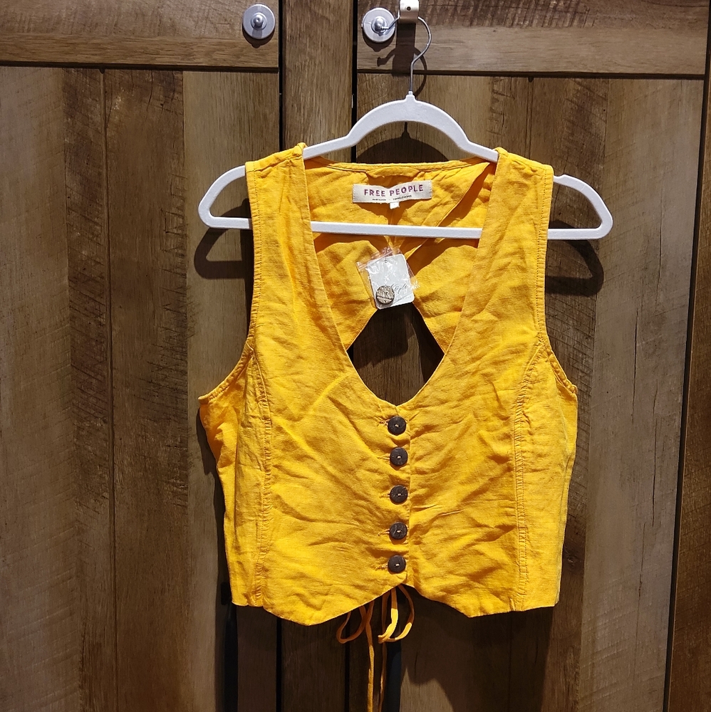 FREE PEOPLE Reisling Vest NWT - LARGE - Picture 6 of 9